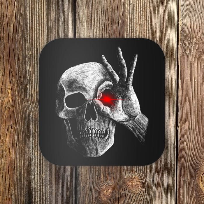 Skeleton Glowing Eye Coaster