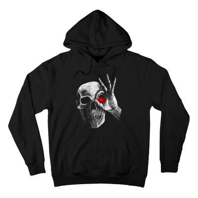 Skeleton Glowing Eye Tall Hoodie