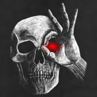 Skeleton Glowing Eye Golf Towel
