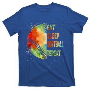 Softball Gift Eat Sleep Softball Repeat Gift T-Shirt