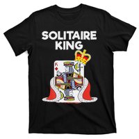 Solitaire Gifts Funny King Card Game Spider Solitaire T-Shirt