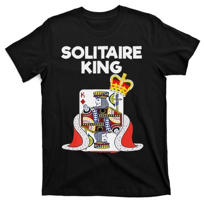 Solitaire Gifts Funny King Card Game Spider Solitaire T-Shirt