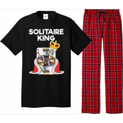 Solitaire Gifts Funny King Card Game Spider Solitaire Pajama Set