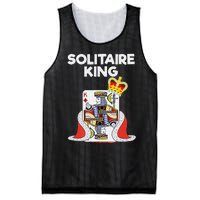 Solitaire Gifts Funny King Card Game Spider Solitaire Mesh Reversible Basketball Jersey Tank