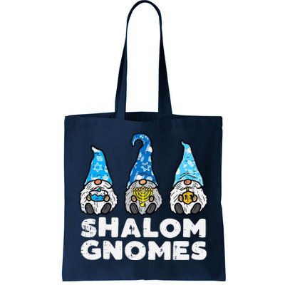 Shalom Gnomes Funny Jew Hanukkah Pajamas Chanukah Pjs Tote Bag