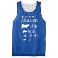 Serial Griller Fathers Day Funny Grilling Grill Bbq Master Gift Mesh Reversible Basketball Jersey Tank