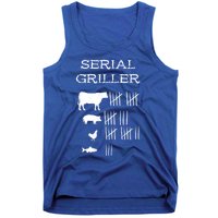 Serial Griller Fathers Day Funny Grilling Grill Bbq Master Gift Tank Top