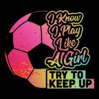 Soccer Girl Funny Gift Mom Daughter Play Like A Girl Soccer Bag