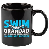 Swim Grandad Funny Swimming Grandad Of A Swimmer Grandad 11oz C Handle Ceramic Mug