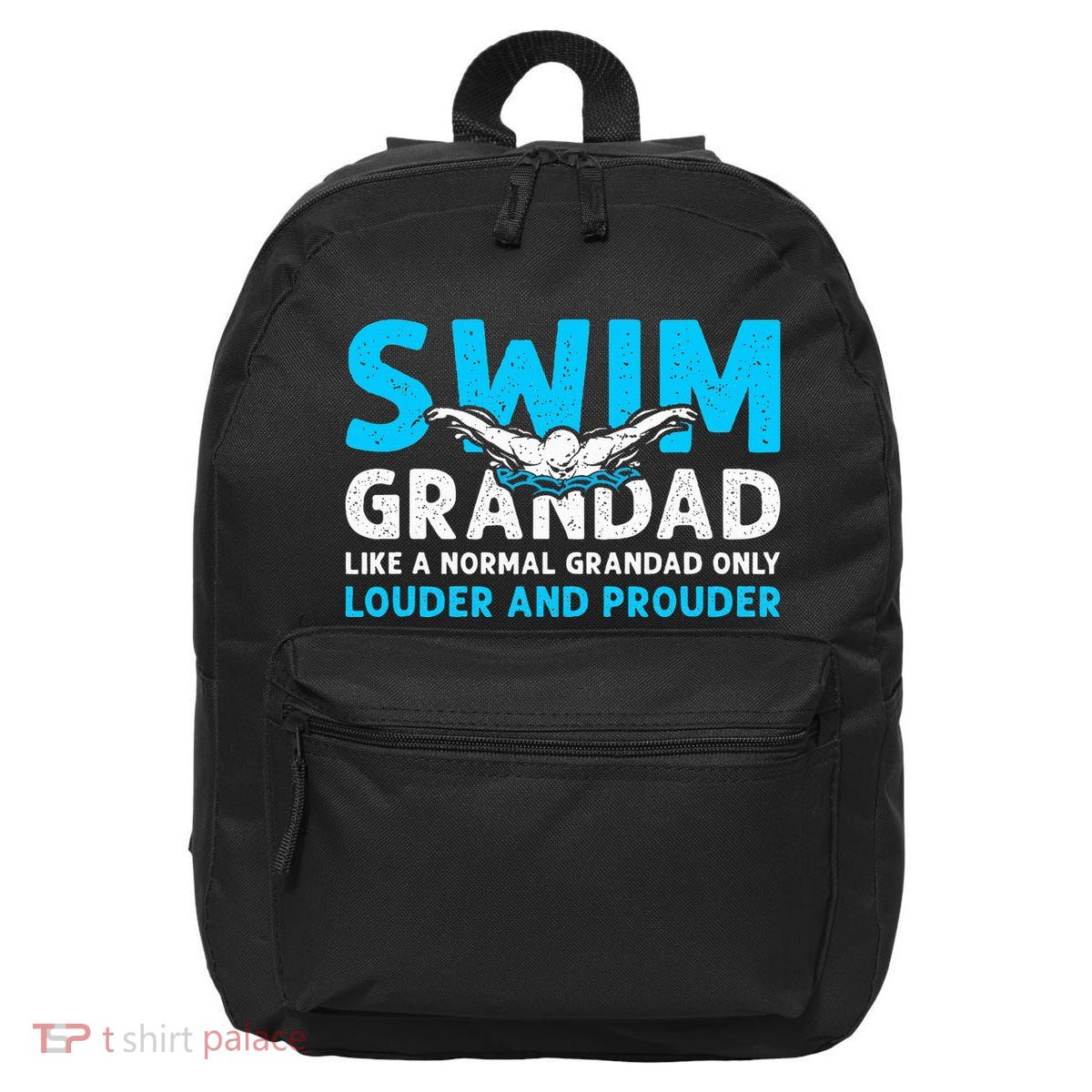 Swim Grandad Funny Swimming Grandad Of A Swimmer Grandad 16 in Basic Backpack