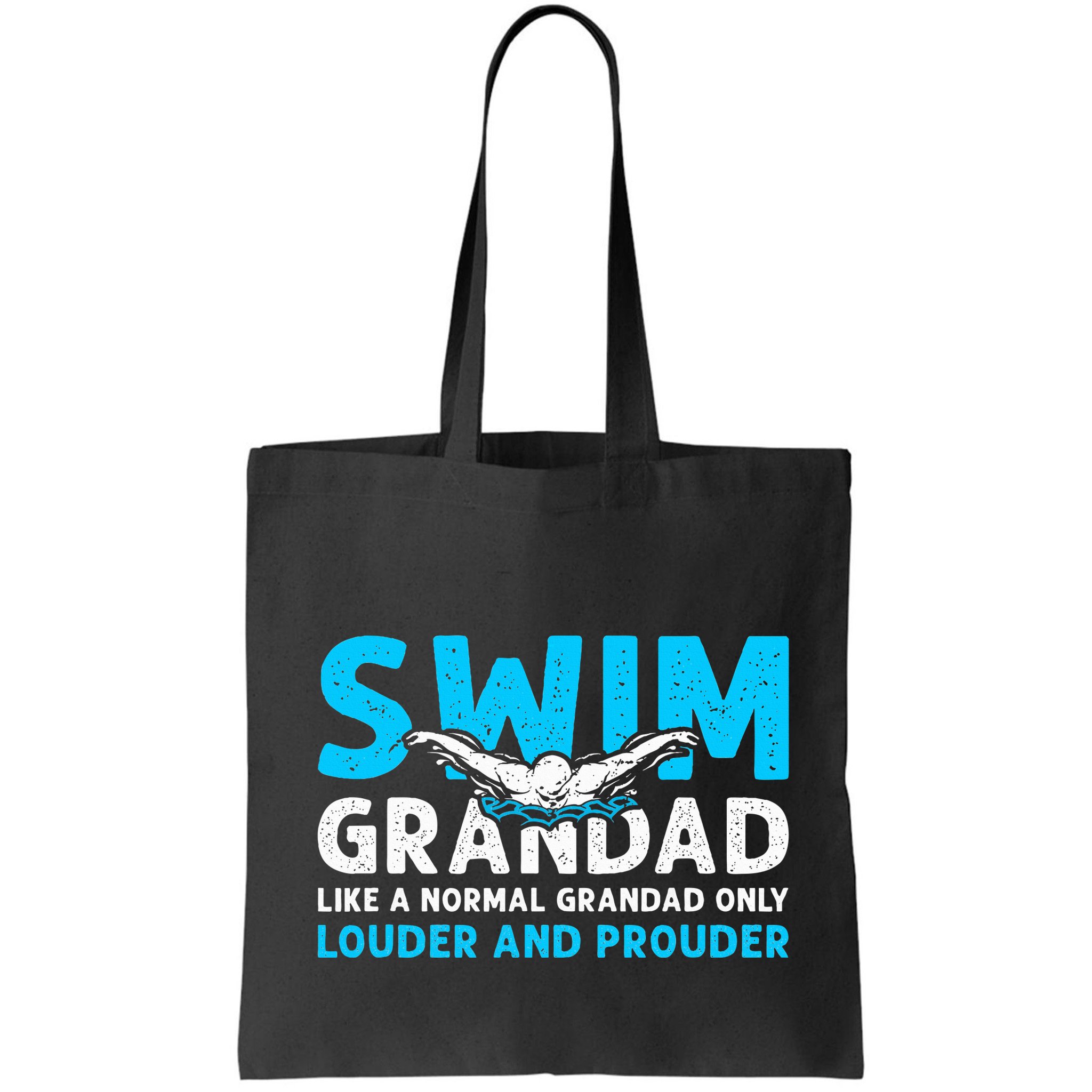 Swim Grandad Funny Swimming Grandad Of A Swimmer Grandad Bag