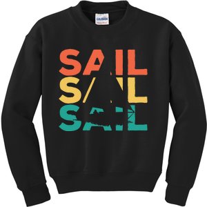 Sailing Gift For Sailors & Skippers Kids Sweatshirt