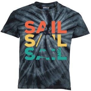 Sailing Gift For Sailors & Skippers Kids Tie-Dye T-Shirt