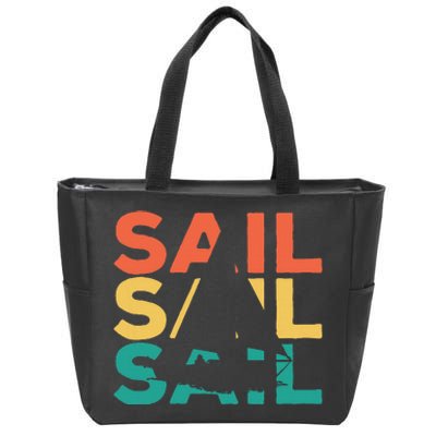 Sailing Gift For Sailors & Skippers Zip Tote Bag