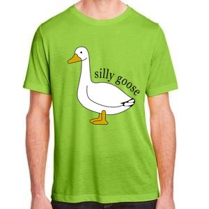 Silly Goose Funny Goose Meme Cute Goose Trendy Clothing Adult ChromaSoft Performance T-Shirt