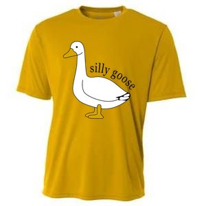 Silly Goose Funny Goose Meme Cute Goose Trendy Clothing Cooling Performance Crew T-Shirt