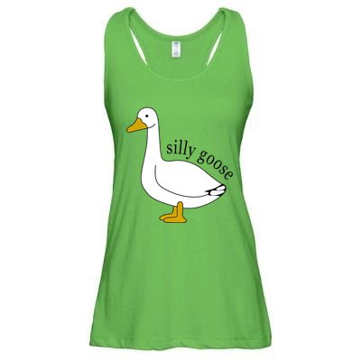 Silly Goose Funny Goose Meme Cute Goose Trendy Clothing Ladies Essential Flowy Tank