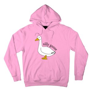 Silly Goose Funny Goose Meme Cute Goose Trendy Clothing Hoodie