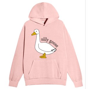 Silly Goose Funny Goose Meme Cute Goose Trendy Clothing Urban Pullover Hoodie