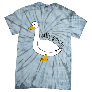 Silly Goose Funny Goose Meme Cute Goose Trendy Clothing Tie-Dye T-Shirt