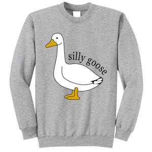 Silly Goose Funny Goose Meme Cute Goose Trendy Clothing Sweatshirt