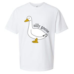 Silly Goose Funny Goose Meme Cute Goose Trendy Clothing Sueded Cloud Jersey T-Shirt