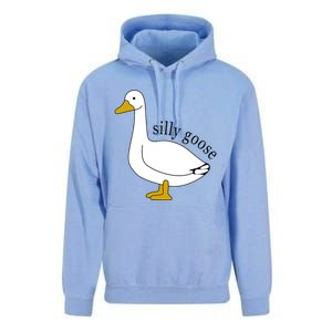 Silly Goose Funny Goose Meme Cute Goose Trendy Clothing Unisex Surf Hoodie