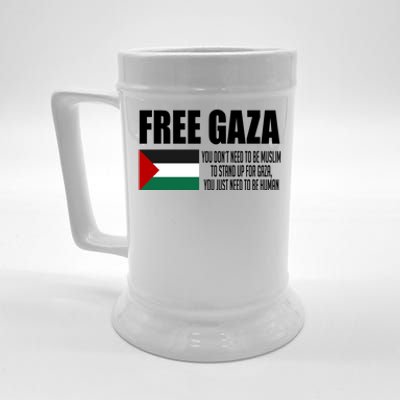 Save Gaza Free Palestine Free Gaza Proud Gaza Palestine Gift Beer Stein