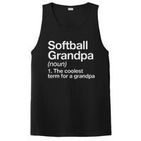 Softball Grandpa Funny Softball Grandpa Softball Lover PosiCharge Competitor Tank