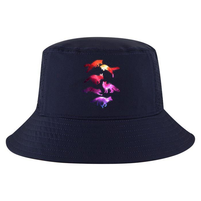 Space Galaxy Foxes Cool Comfort Performance Bucket Hat