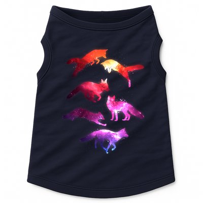 Space Galaxy Foxes Doggie Tank