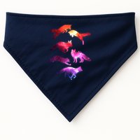 Space Galaxy Foxes USA-Made Doggie Bandana