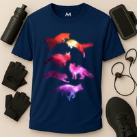 Space Galaxy Foxes Performance Shirt