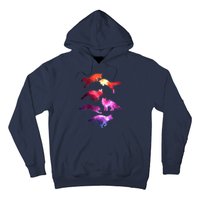 Space Galaxy Foxes Hoodie