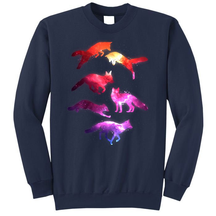 Space Galaxy Foxes Sweatshirt