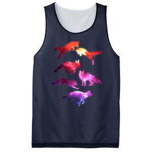 Space Galaxy Foxes Mesh Reversible Basketball Jersey Tank