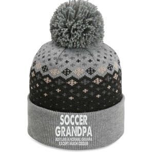 Soccer Grandpa Fathers Day Gifts Grandfather The Baniff Cuffed Pom Beanie