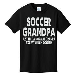 Soccer Grandpa Fathers Day Gifts Grandfather Kids T-Shirt