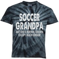 Soccer Grandpa Fathers Day Gifts Grandfather Kids Tie-Dye T-Shirt