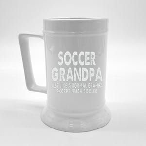 Soccer Grandpa Fathers Day Gifts Grandfather Beer Stein