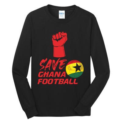 Save Ghana Football Tall Long Sleeve T-Shirt