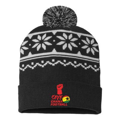 Save Ghana Football USA-Made Snowflake Beanie