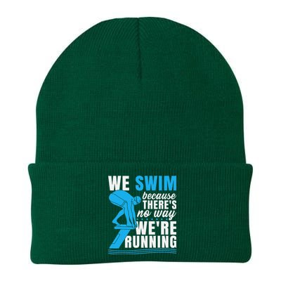 Swimmer Gift Funny Swimming Sports Quote Knit Cap Winter Beanie