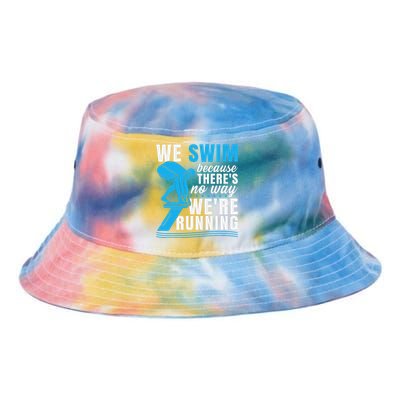 Swimmer Gift Funny Swimming Sports Quote Tie Dye Newport Bucket Hat