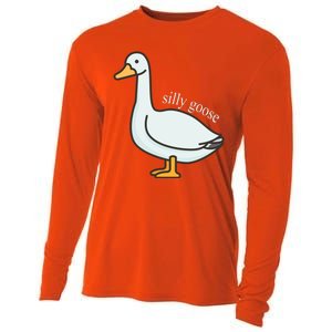 Silly Goose Funny Cooling Performance Long Sleeve Crew