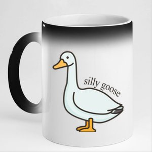 Silly Goose Funny 11oz Black Color Changing Mug