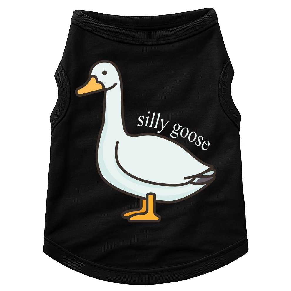 Silly Goose Funny Doggie Tank