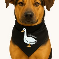 Silly Goose Funny USA-Made Doggie Bandana