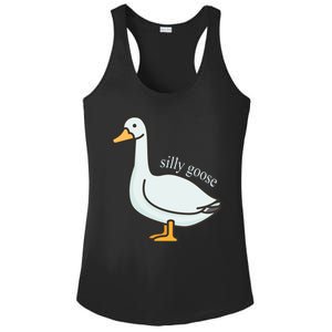 Silly Goose Funny Ladies PosiCharge Competitor Racerback Tank