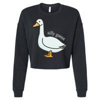 Silly Goose Funny Cropped Pullover Crew